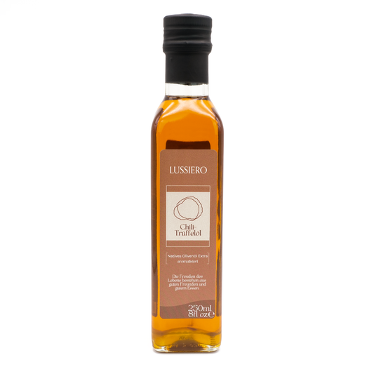 Flasche Lussiero Chili-Trüffelöl, 250 ml