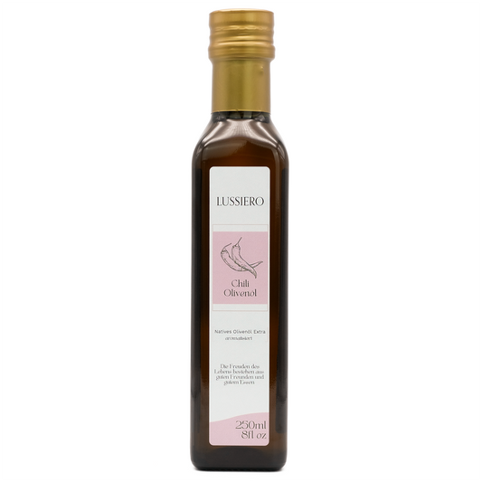 Flasche Lussiero Chili Olivenöl, 250 ml