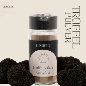 Lussiero Truffle Dust Edles Trüffelpulver mit getrocknetem Sommertrüffel Aromatisches Trüffelpulver