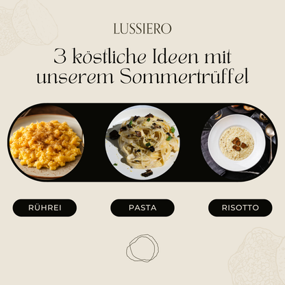 Lussiero Schwarze Sommertrüffel Ganze Trüffel Tuber Aestivum Vitt. 30g