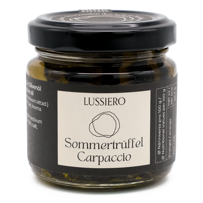 Glas Lussiero Sommertrüffel Carpaccio, 80 g