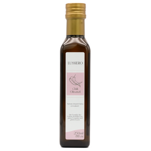 Lussiero Chili Olivenöl Natives Olivenöl Extra mit feinem Chili-Aroma Chili Pepper 250ml