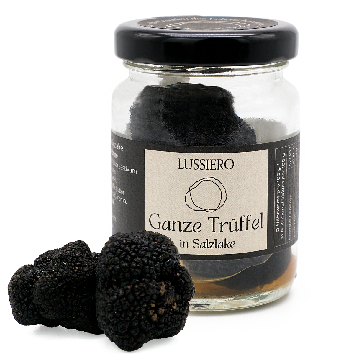 Lussiero Schwarze Sommertrüffel Ganze Trüffel Tuber Aestivum Vitt. 30g