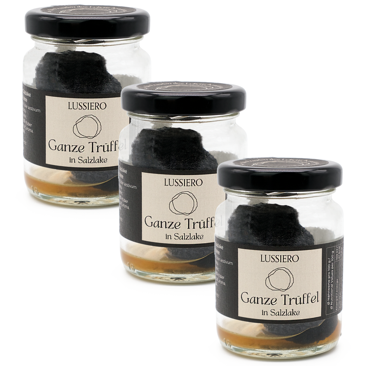Lussiero Schwarze Sommertrüffel Ganze Trüffel Tuber Aestivum Vitt. 30g