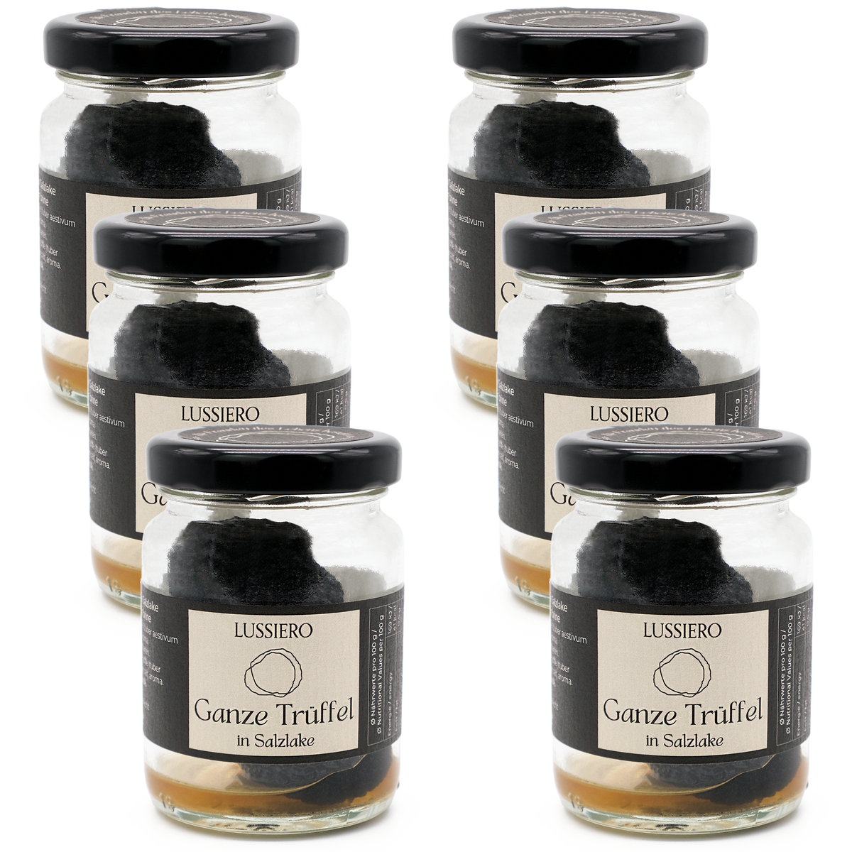 Lussiero Schwarze Sommertrüffel Ganze Trüffel Tuber Aestivum Vitt. 30g