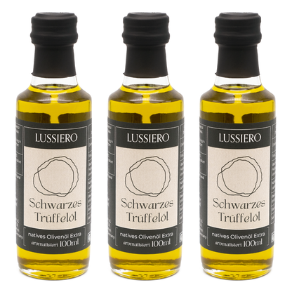Dreierpack Schwarzes Trüffelöl, je 100 ml