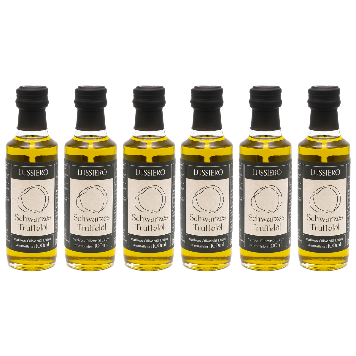 Sechserpack Schwarzes Trüffelöl, je 100 ml