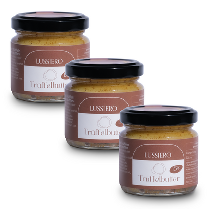 Dreierpack Premium-Trüffelbutter, je 80 g