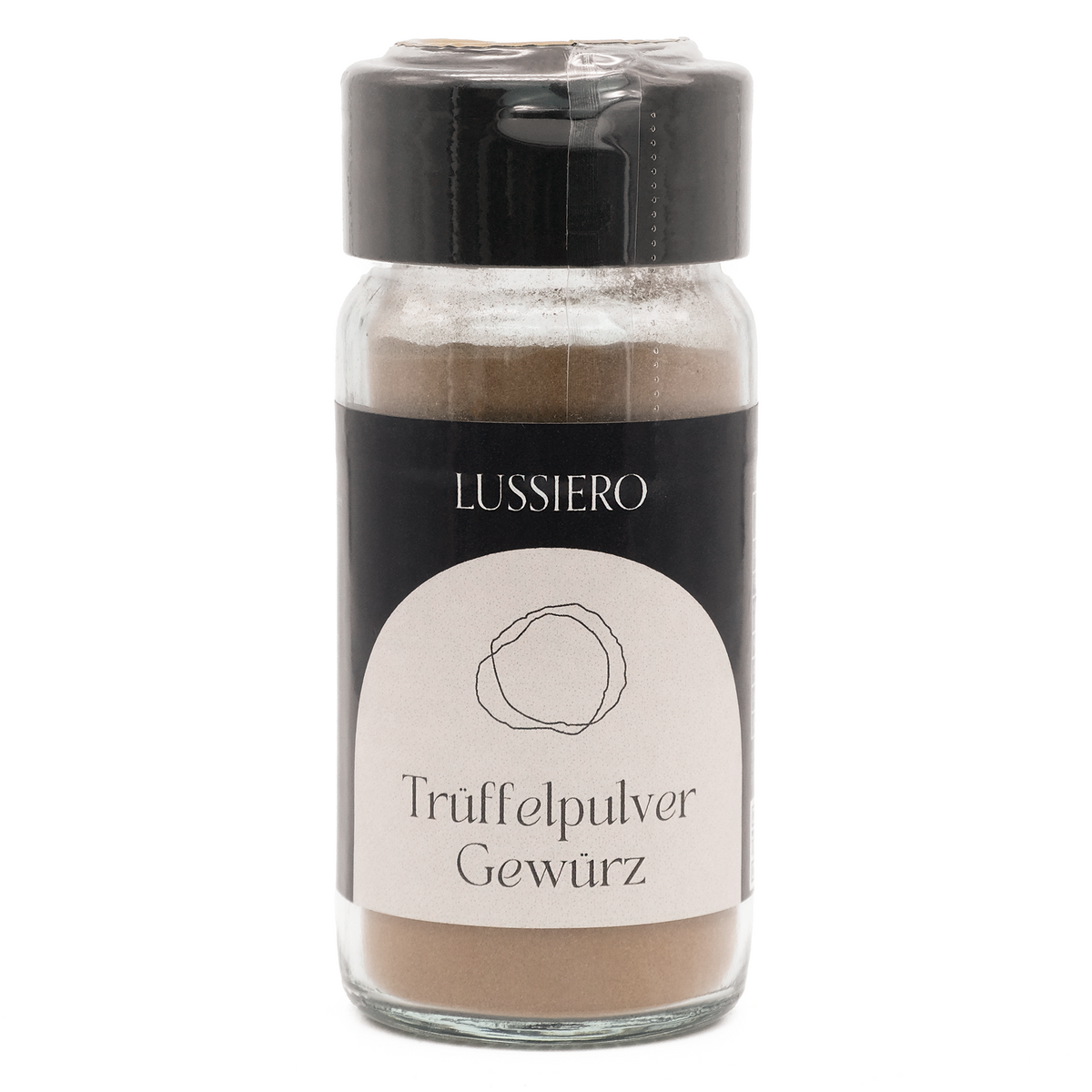 Streuer Trüffelpulver von vorne