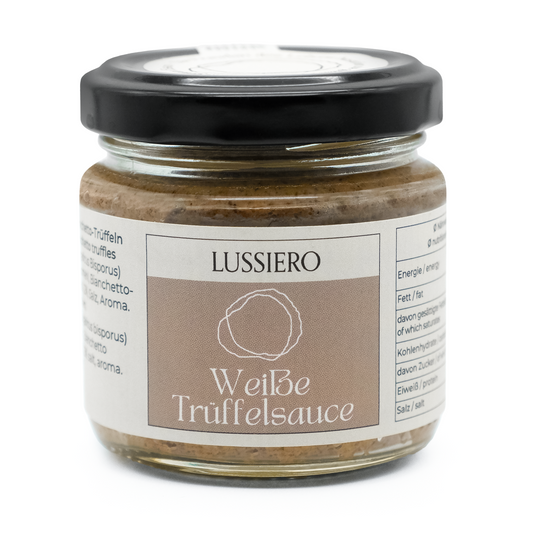 Glas Lussiero Weiße Trüffelsauce, 80 g